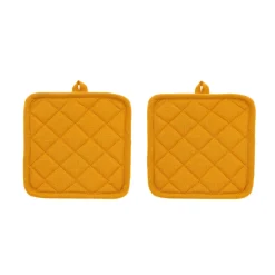 coincasa Set due presine mèlange a trama fiammata