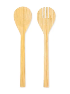 coincasa Set posate insalata bamboo
