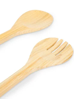 coincasa Set posate insalata bamboo
