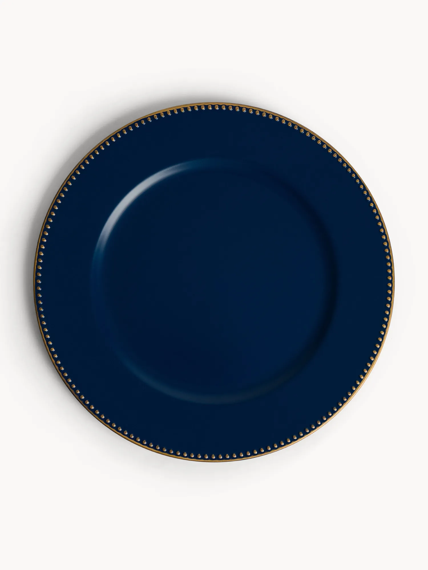 coincasa Sottopiatto in plastica con filo oro