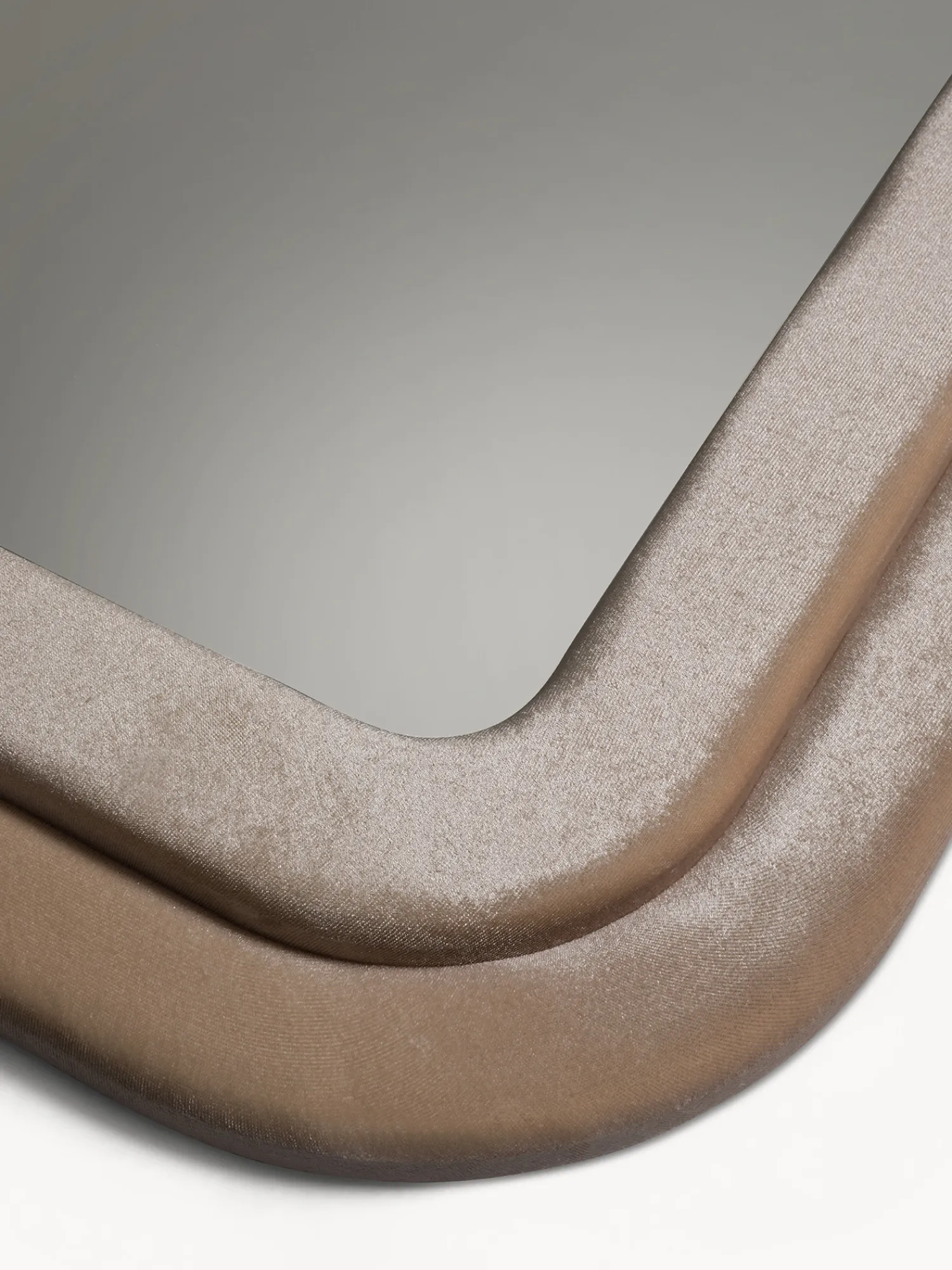 coincasa Specchio con cornice in tessuto