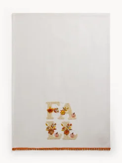 coincasa Strofinaccio in puro cotone con ricamo