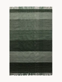 coincasa Tappeto artigianale a fasce in misto lana