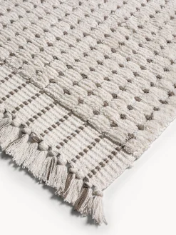 coincasa Tappeto bagno in cotone fantasia a trattini