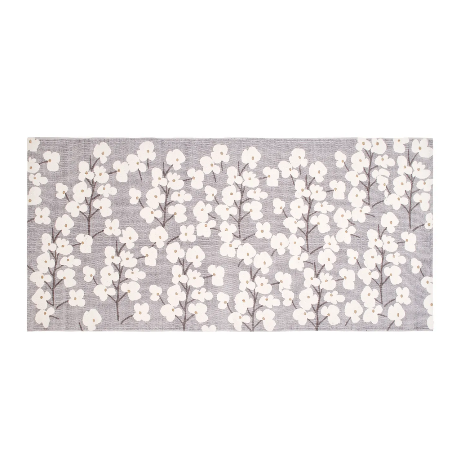 coincasa Tappeto cucina puro cotone floreale
