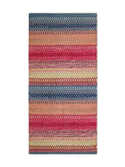 coincasa Tappeto da cucina in cotone motivo geometrico