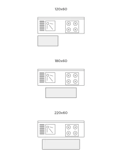 coincasa Tappeto da cucina sardo in puro cotone tinta unita