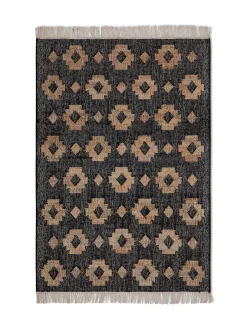 coincasa Tappeto juta motivo geometrico