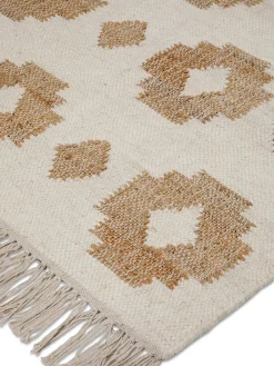 coincasa Tappeto juta motivo geometrico