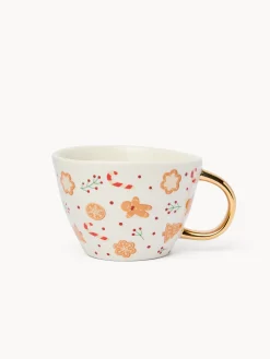 coincasa Tazza colazione in stoneware motivo gingerbread