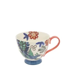 coincasa Tazza da colazione stoneware dipinta a mano