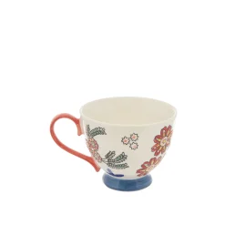 coincasa Tazza da colazione stoneware dipinta a mano