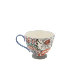coincasa Tazza da colazione stoneware dipinta a mano