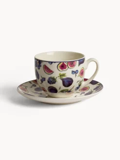 coincasa Tazza tè new bone china motivo fichi