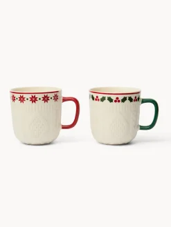 coincasa Tazze in new bone china decoro crochet