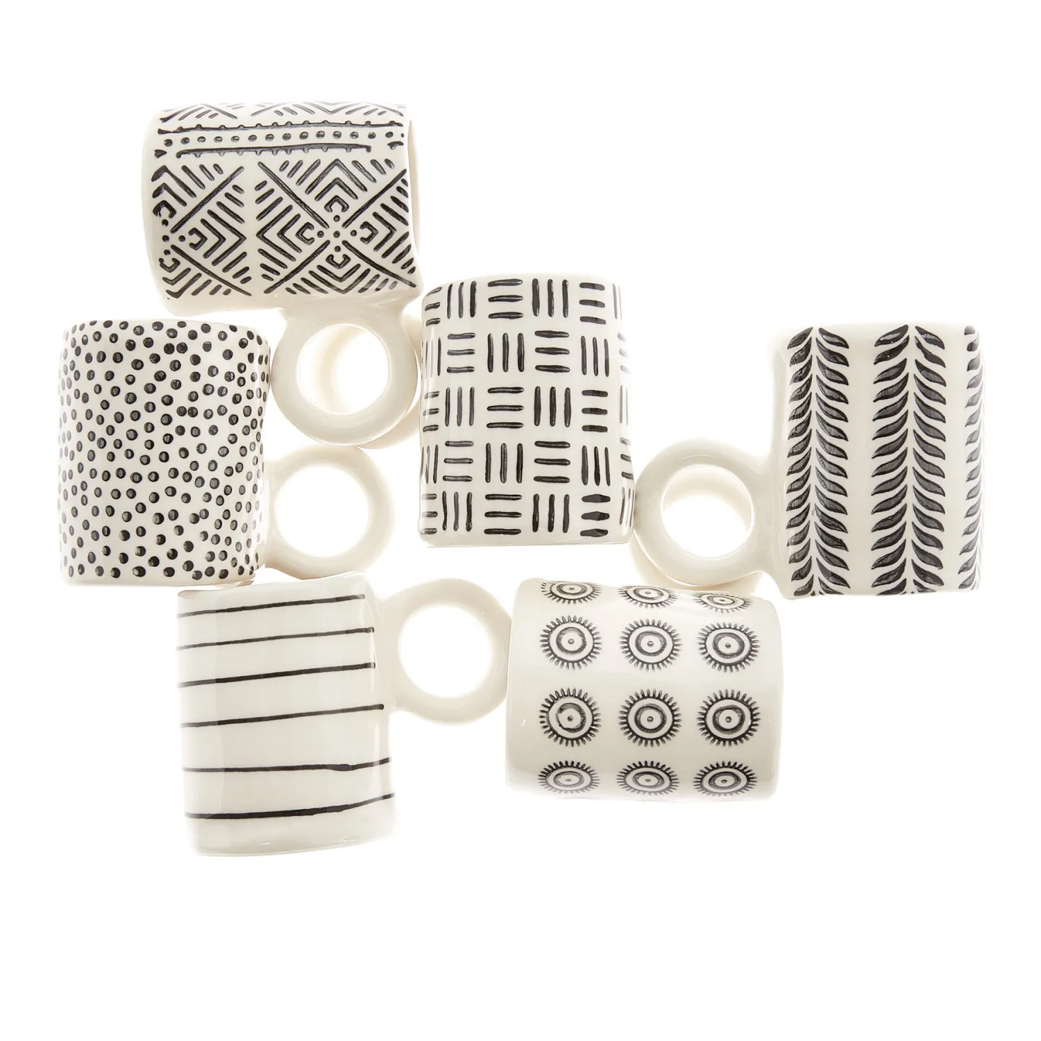 coincasa Tazzina caffè ceramica decorata