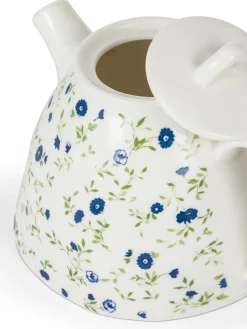 coincasa Teiera porcellana motivo fiorellino