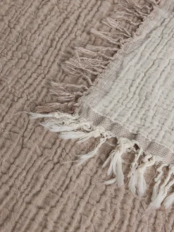 coincasa Telo arredo in morbida garza di cotone double face