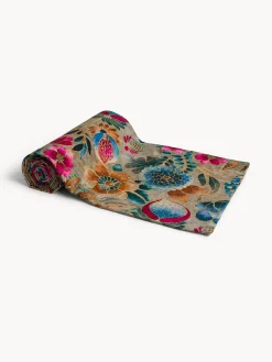 coincasa Telo arredo in panama di cotone stampa floreale