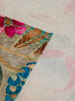 coincasa Telo arredo in panama di cotone stampa floreale