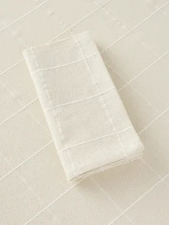 coincasa Tovaglia in cotone e lurex motivo check