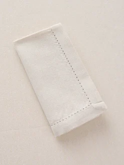 coincasa Tovaglia in cotone e lurex con orlo à jour