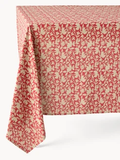 coincasa Tovaglia in puro cotone con stampa manuale e dettagli d'oro