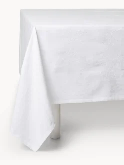 coincasa Tovaglia in puro cotone jacquard motivo floreale