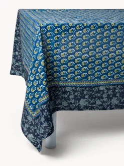 coincasa Tovaglia in puro cotone stampa block print piazzata