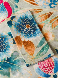 coincasa Tovaglia in twill di puro cotone stampa floreale