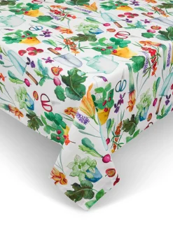 coincasa Tovaglia panama di cotone stampa vegetale