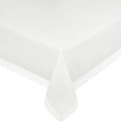 coincasa Tovaglia puro cotone bordo in pizzo