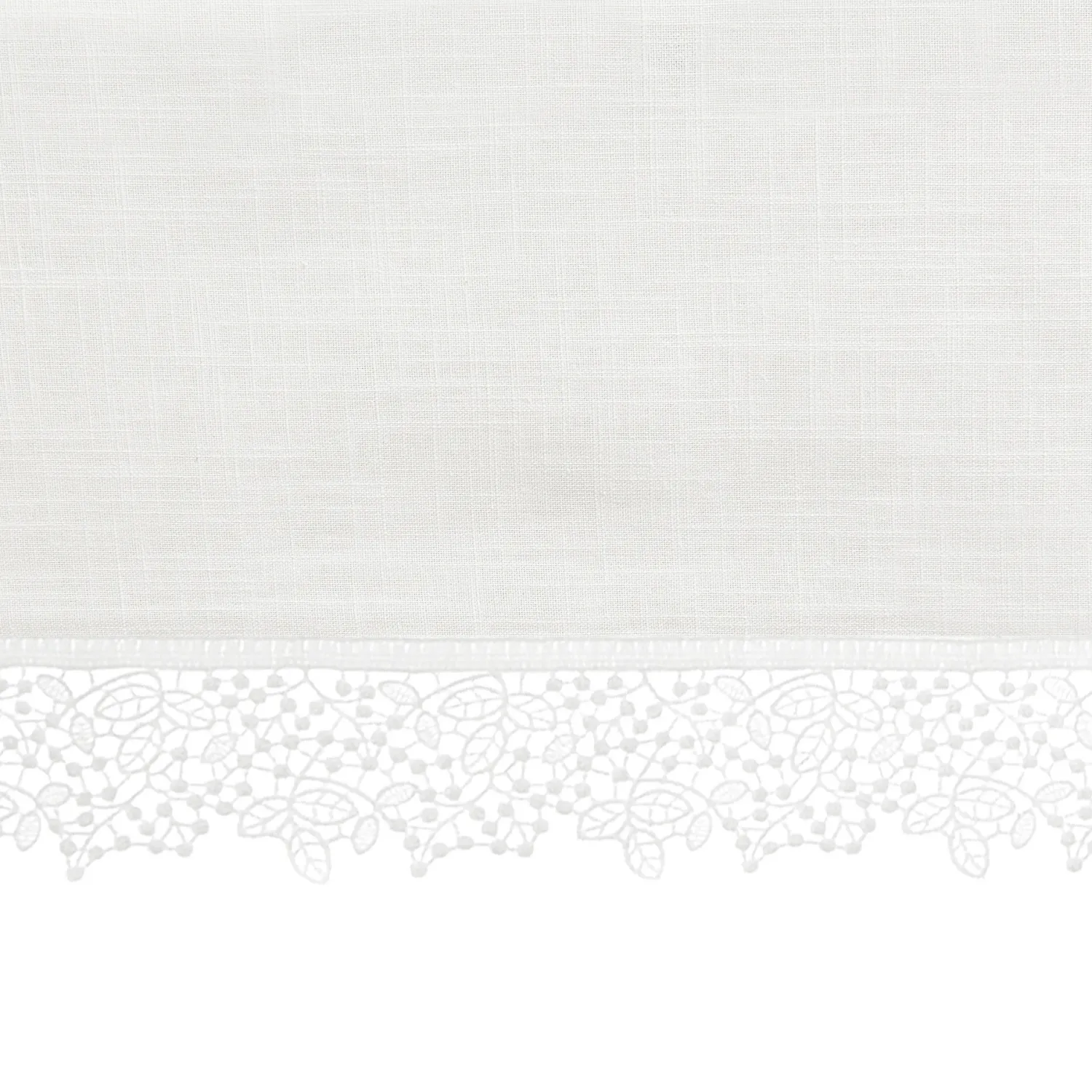 coincasa Tovaglia puro cotone bordo in pizzo