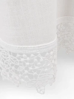 coincasa Tovaglia puro cotone bordo in pizzo