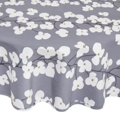 coincasa Tovaglia rotonda cotone stampa fiori