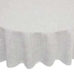 coincasa Tovaglia rotonda puro cotone fiammato tinta unita