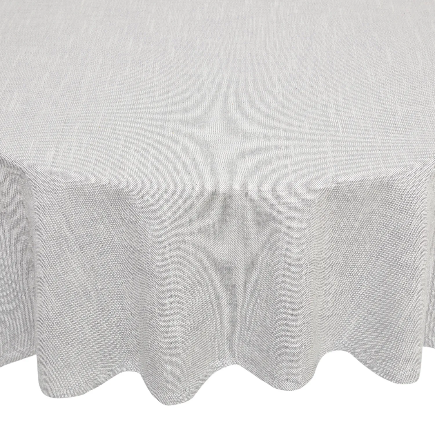 coincasa Tovaglia rotonda puro cotone fiammato tinta unita