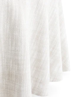 coincasa Tovaglia rotonda puro cotone fiammato tinta unita