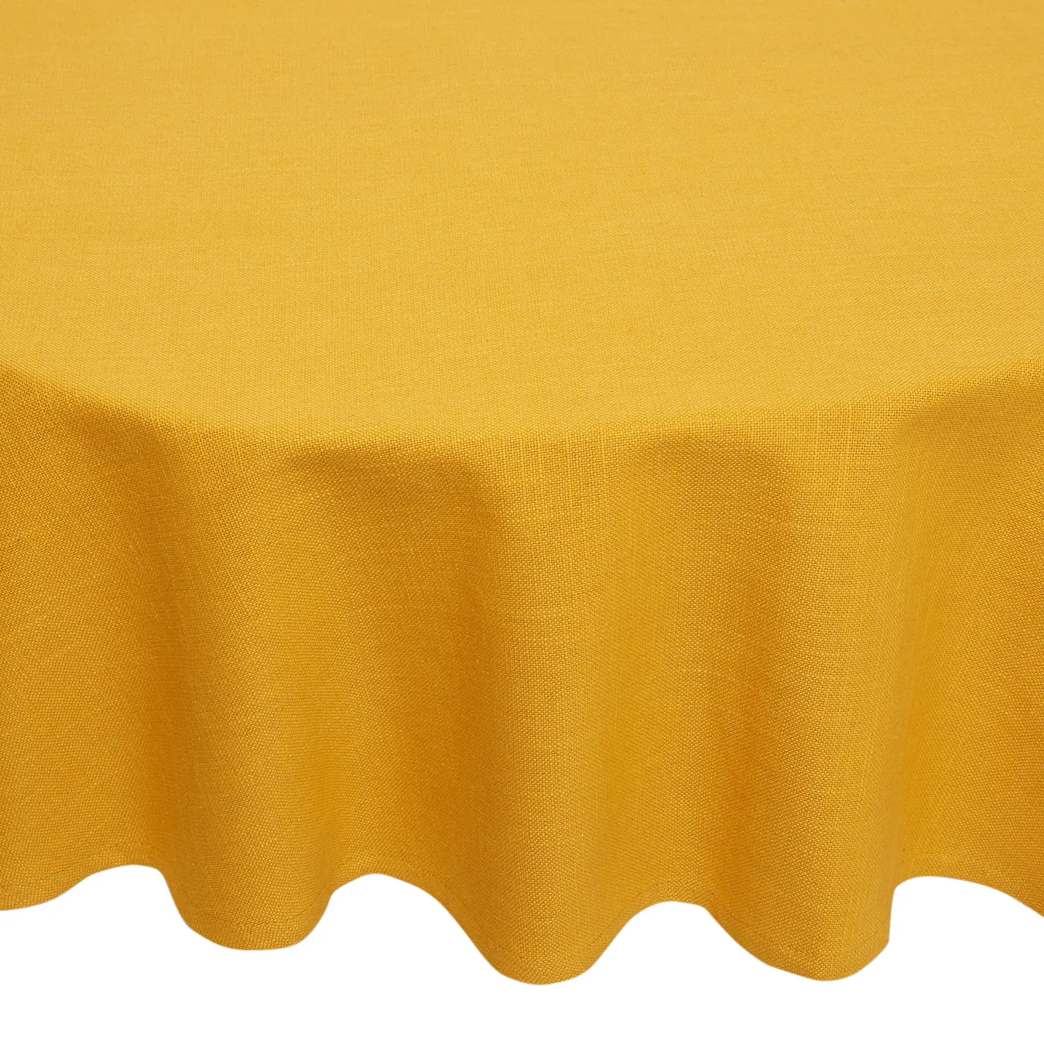 coincasa Tovaglia rotonda puro cotone fiammato tinta unita