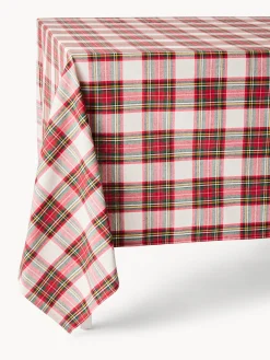 coincasa Tovaglia tartan in puro cotone tinto filo