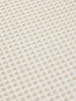 coincasa Tovaglia traforata in lurex champagne