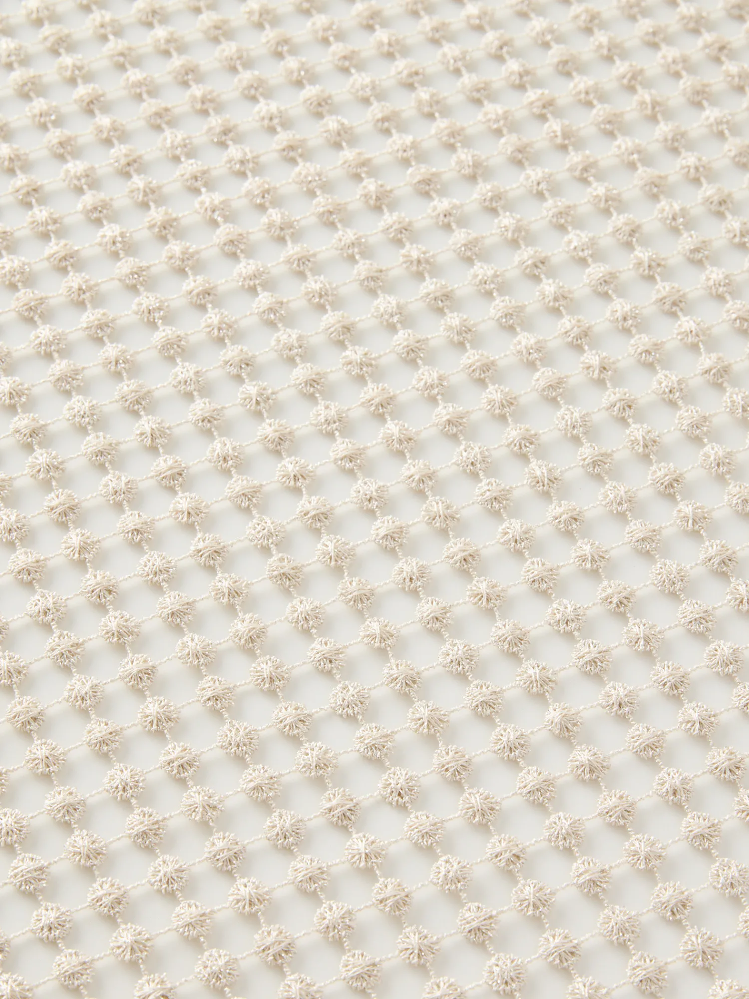 coincasa Tovaglia traforata in lurex champagne