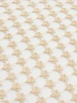 coincasa Tovaglia traforata in lurex dorato