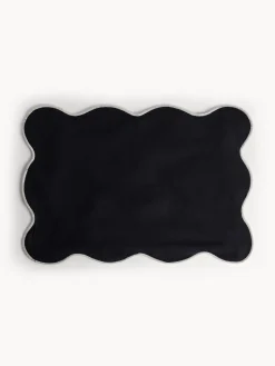 coincasa Tovaglietta in cotone con bordi smerlati e overlock