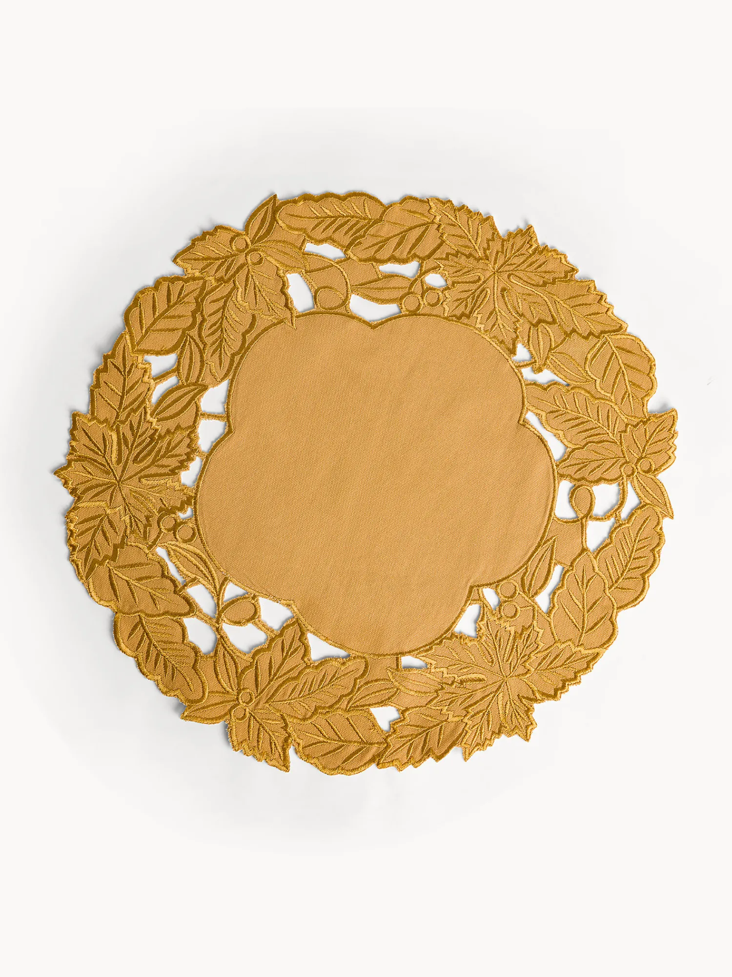 coincasa Tovaglietta laser cut zucche in puro cotone