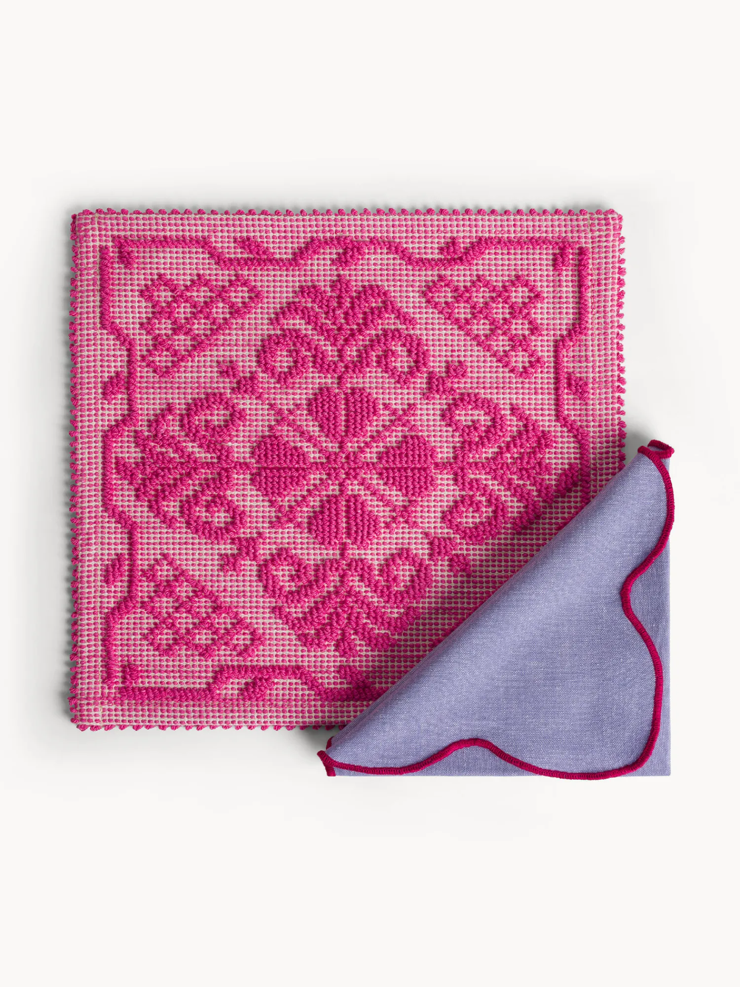 coincasa Tovaglietta sarda in puro cotone tinta unita