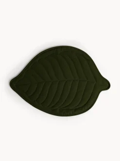 coincasa Tovaglietta trapuntata in puro cotone a forma di foglia