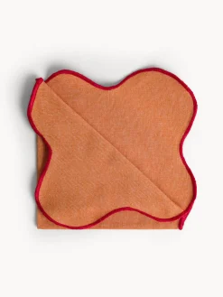 coincasa Tovagliolo in cotone con bordi smerlati e overlock