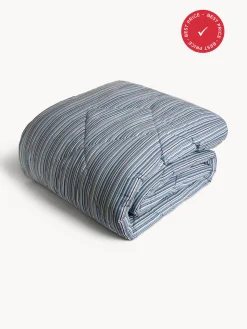 coincasa Trapunta in puro cotone a righe