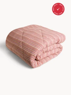 coincasa Trapunta in puro cotone a righe